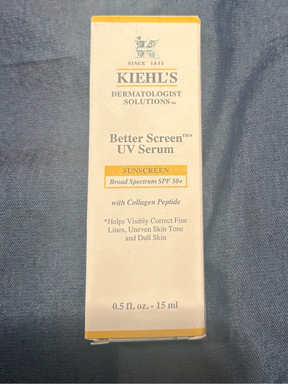 Kiehl's Better Screen UV Serum SPF 50+ - 15 ml - NIB